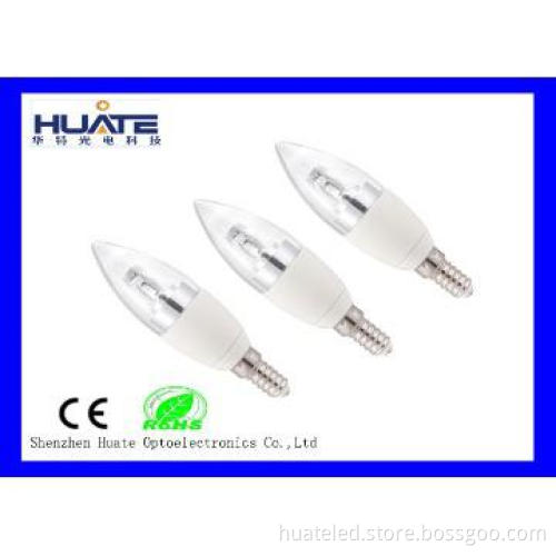 energy saving LED candle light golden ,silver metal color,good quality
